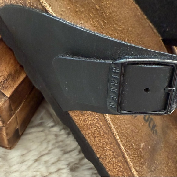 Birkenstock Black Matte  Gizeh Sandals EUR 38 US 7 - Picture 10 of 15